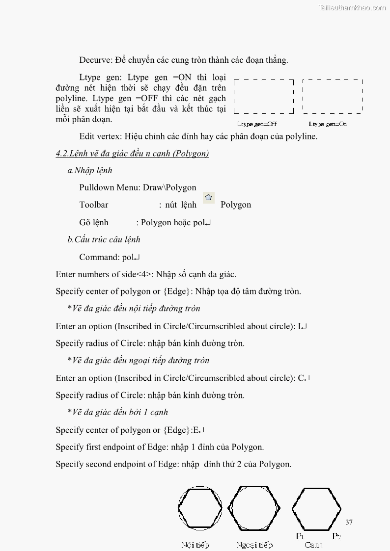 Giáo trình Thực hành autocad trường cđ nghề Đà Nẵng - 4 Trang 38