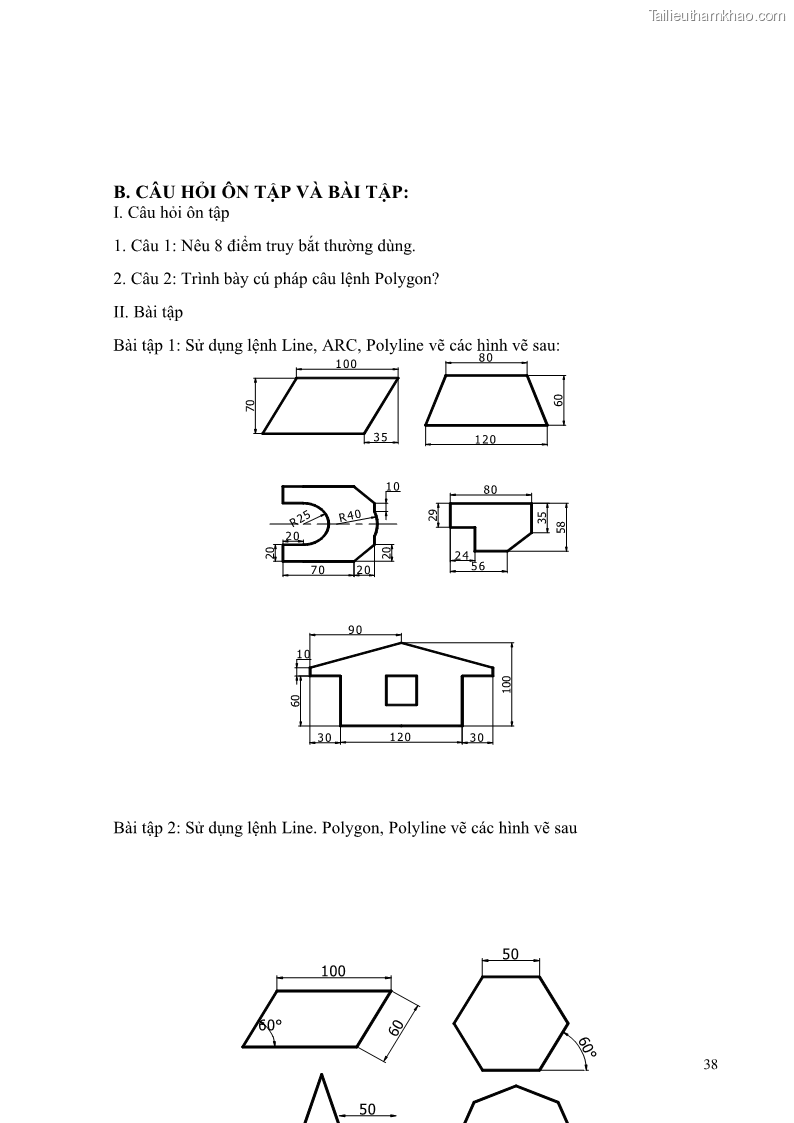 Giáo trình Thực hành autocad trường cđ nghề Đà Nẵng - 4 Trang 39