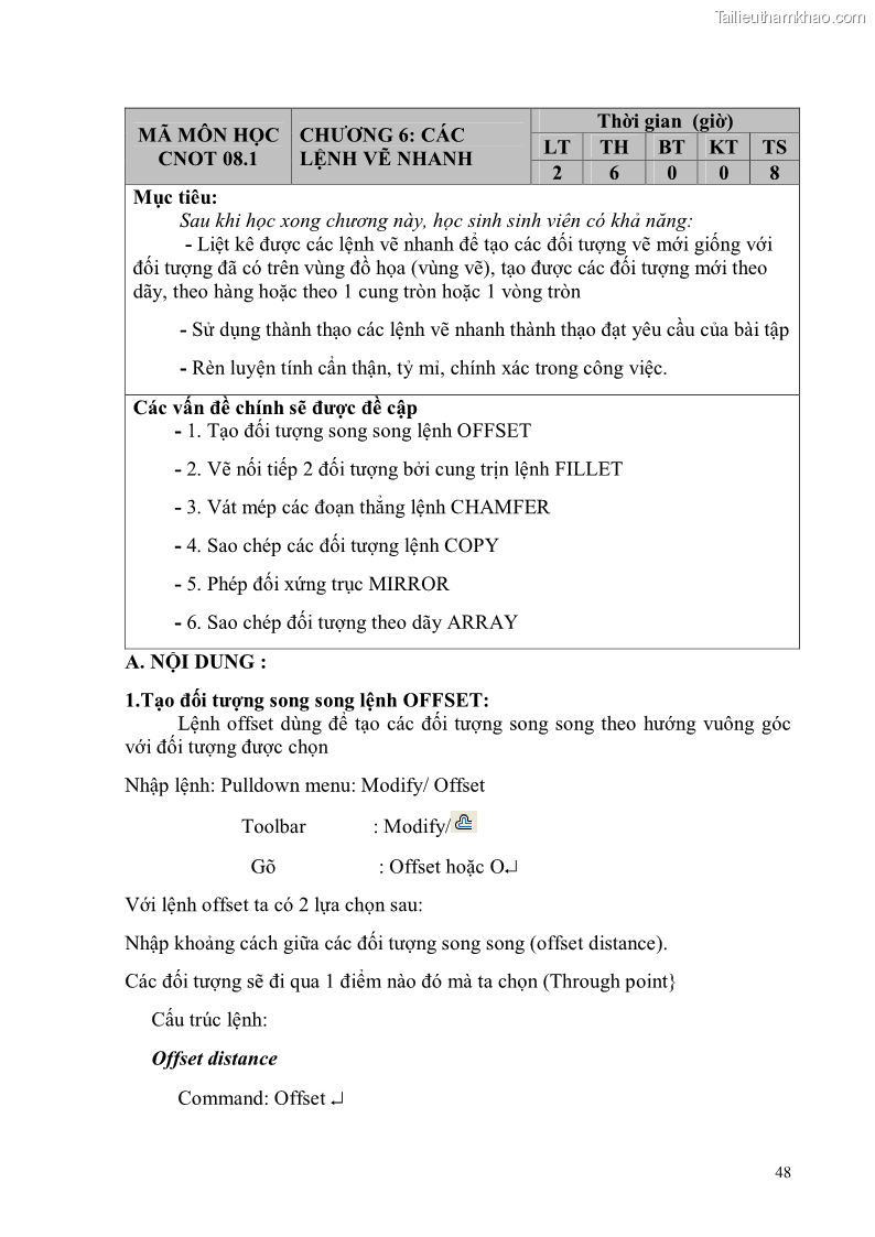 Giáo trình Thực hành autocad trường cđ nghề Đà Nẵng - 5 Trang 49