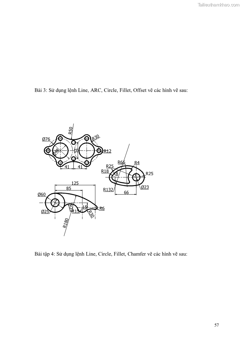 Giáo trình Thực hành autocad trường cđ nghề Đà Nẵng - 5 Trang 58
