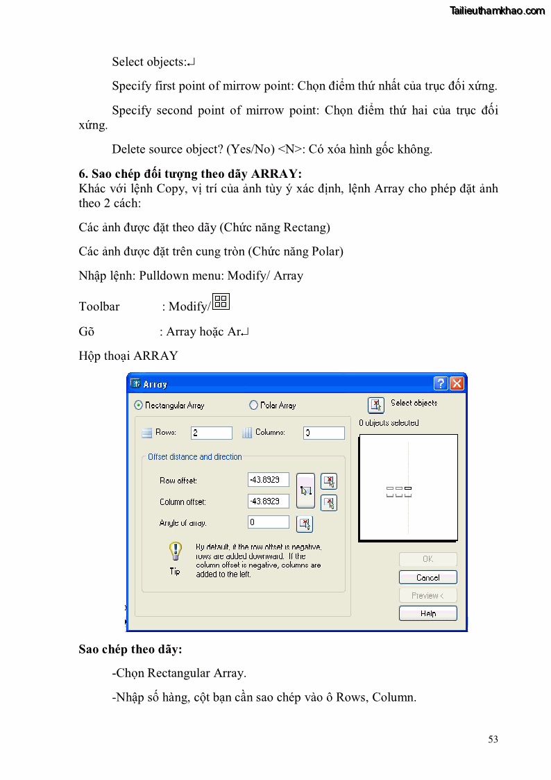 Giáo trình Thực hành autocad trường cđ nghề Đà Nẵng - 5 Trang 54