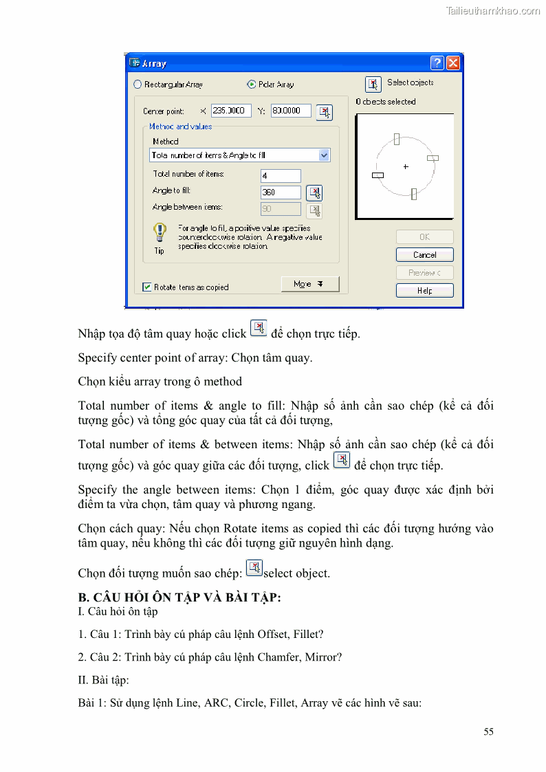 Giáo trình Thực hành autocad trường cđ nghề Đà Nẵng - 5 Trang 56