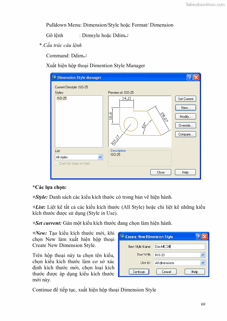 Giáo trình Thực hành autocad trường cđ nghề Đà Nẵng - 6 Trang 70