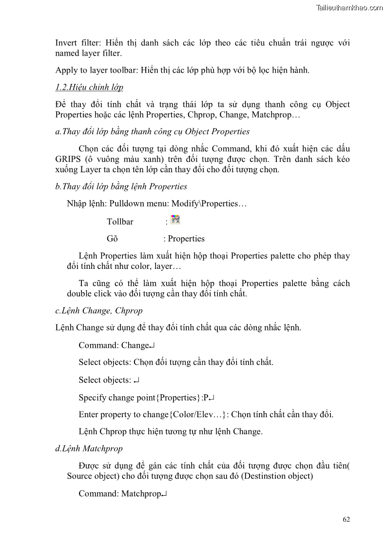 Giáo trình Thực hành autocad trường cđ nghề Đà Nẵng - 6 Trang 63