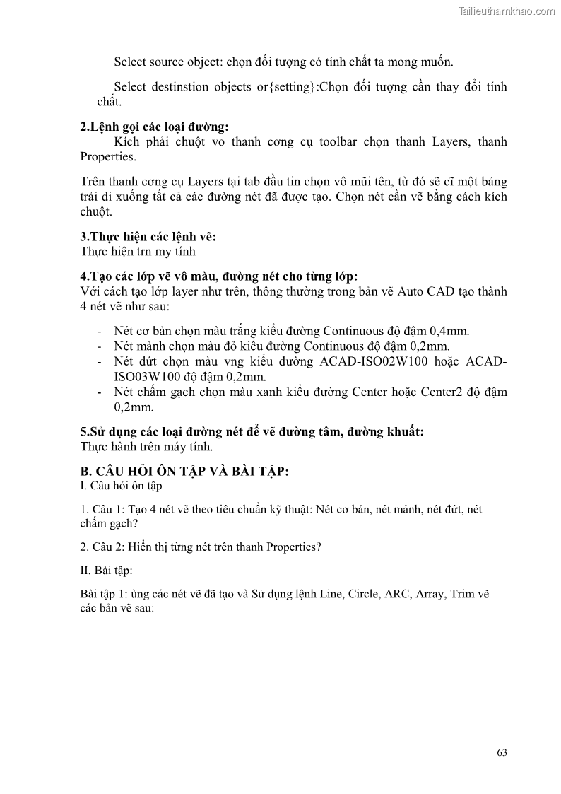 Giáo trình Thực hành autocad trường cđ nghề Đà Nẵng - 6 Trang 64