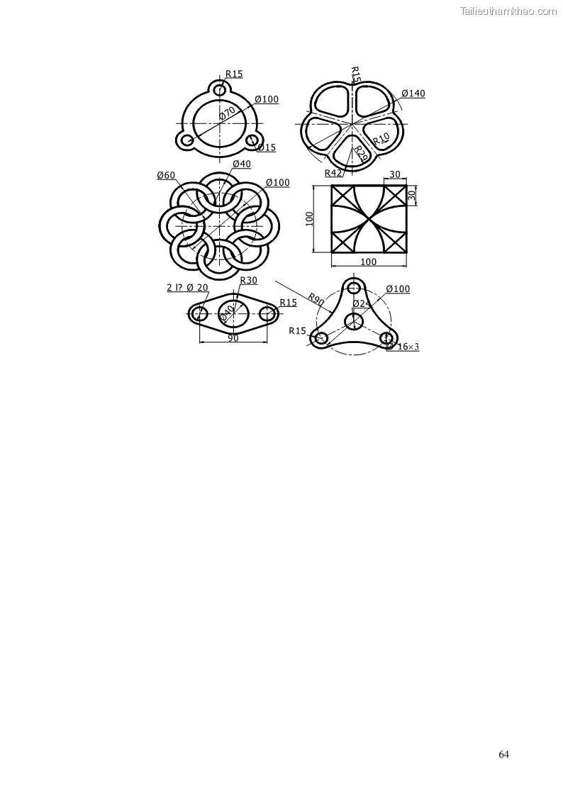Giáo trình Thực hành autocad trường cđ nghề Đà Nẵng - 6 Trang 65