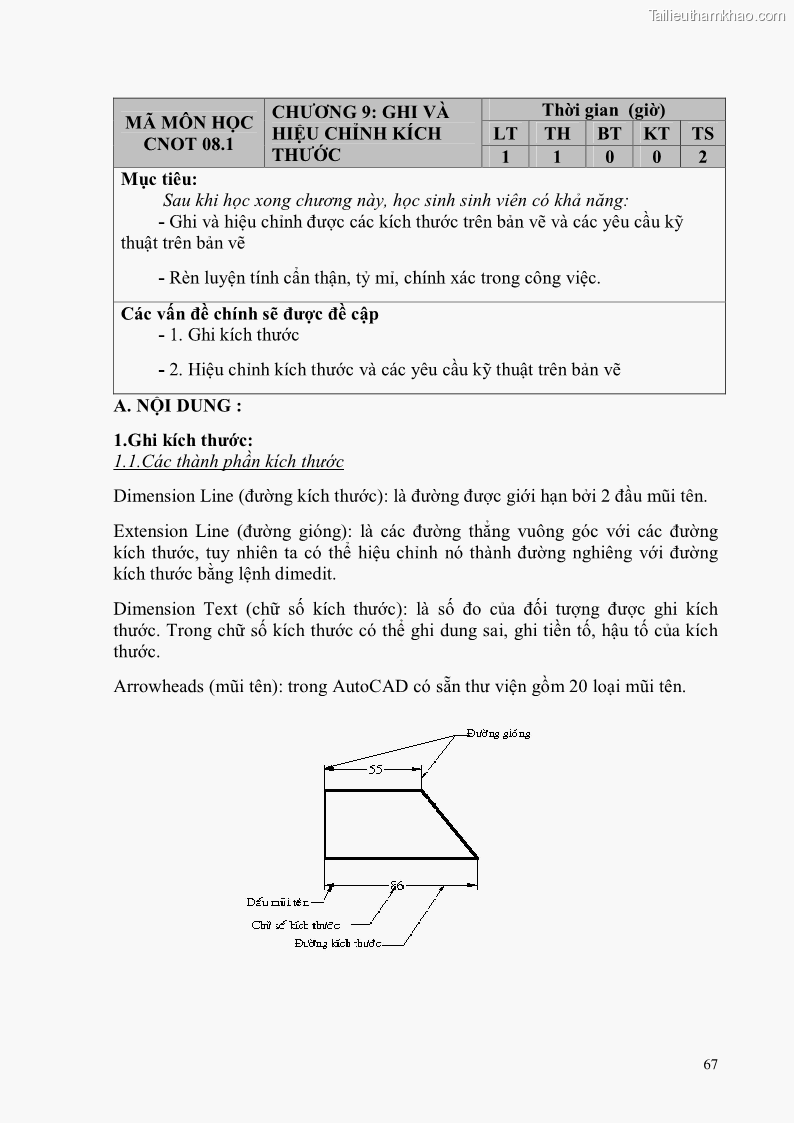 Giáo trình Thực hành autocad trường cđ nghề Đà Nẵng - 6 Trang 68