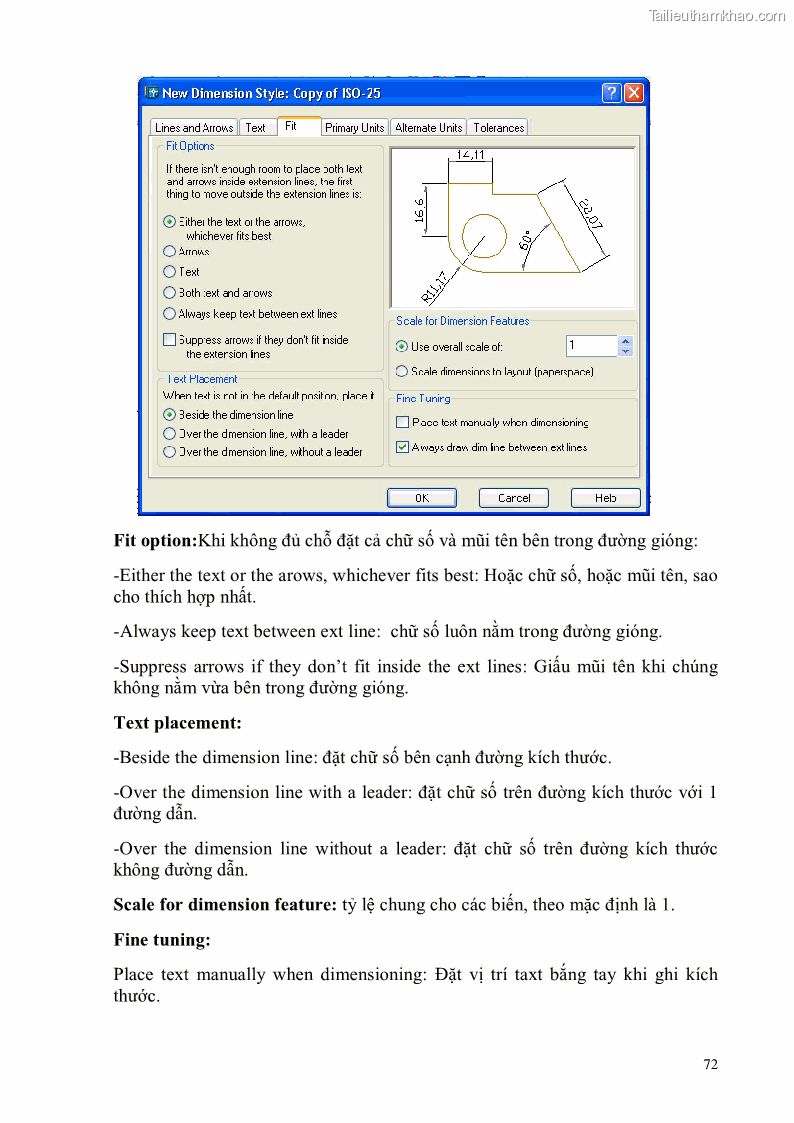 Giáo trình Thực hành autocad trường cđ nghề Đà Nẵng - 7 Trang 73