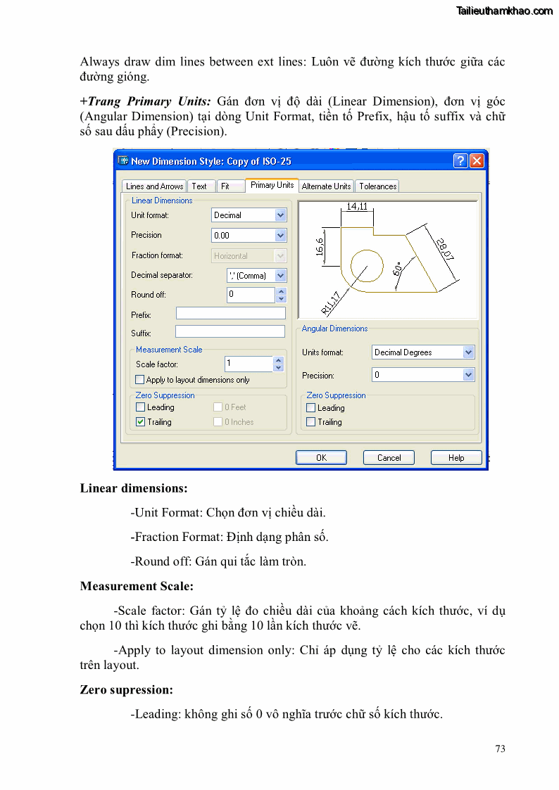 Giáo trình Thực hành autocad trường cđ nghề Đà Nẵng - 7 Trang 74