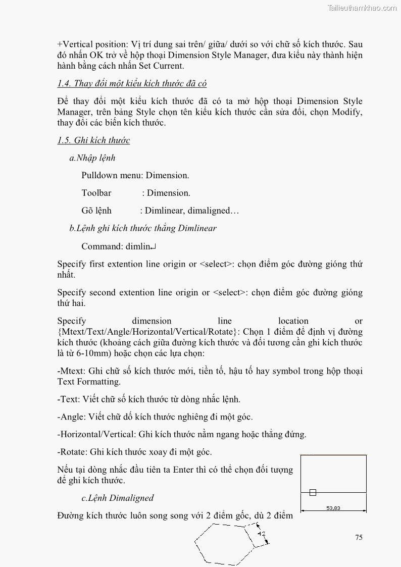 Giáo trình Thực hành autocad trường cđ nghề Đà Nẵng - 7 Trang 76