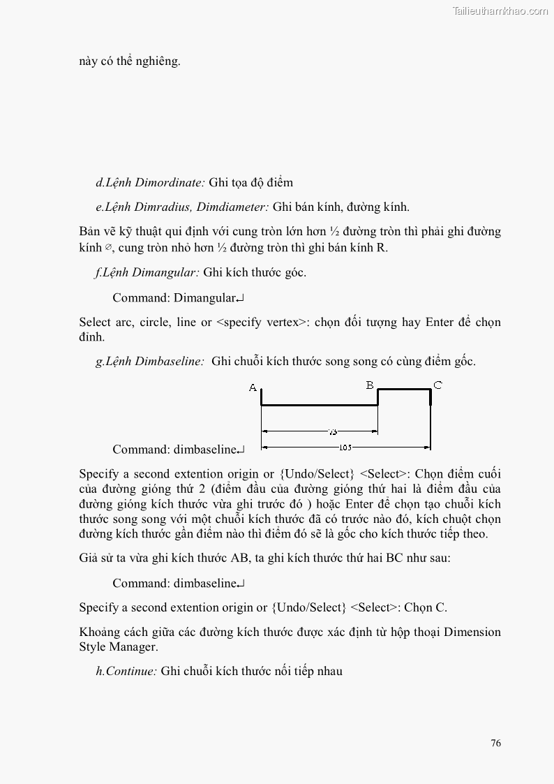 Giáo trình Thực hành autocad trường cđ nghề Đà Nẵng - 7 Trang 77