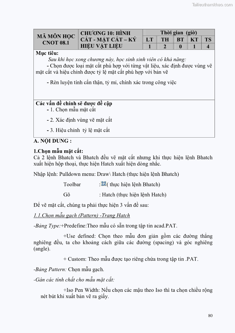 Giáo trình Thực hành autocad trường cđ nghề Đà Nẵng - 7 Trang 81