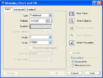 1 2 Chọn kiểu gạch Trang Advance Island detection style Chọn kiểu gạch Object Type 2