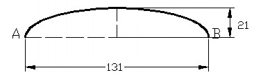 Ví dụ Vẽ cung elip sau Command el Specify axis endpoint of ellipse or Arc Center A 1