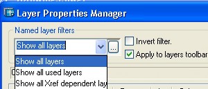 Named layer filter Danh sách điều khiển tên của lớp hiển thị trên hộp thoại 8