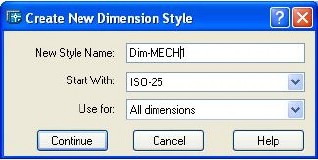 New Tạo kiểu kích thước mới khi chọn New làm xuất hiện hộp thoại Create New 5