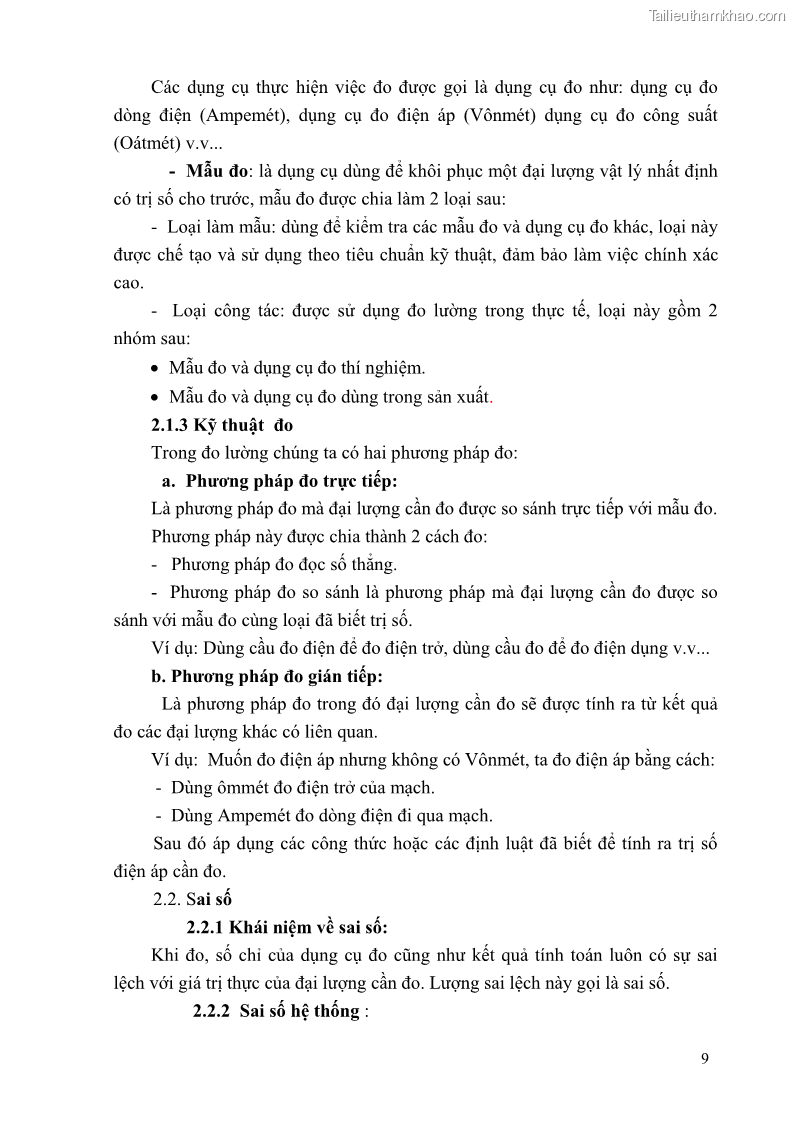 Giáo trình Đo lường điện tử Nghề Điện tử công nghiệp - CĐ-TC - Trường Cao đẳng Nghề Đồng Tháp - 2 Trang 13