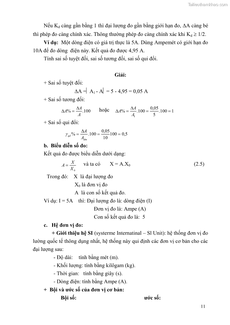 Giáo trình Đo lường điện tử Nghề Điện tử công nghiệp - CĐ-TC - Trường Cao đẳng Nghề Đồng Tháp - 2 Trang 15