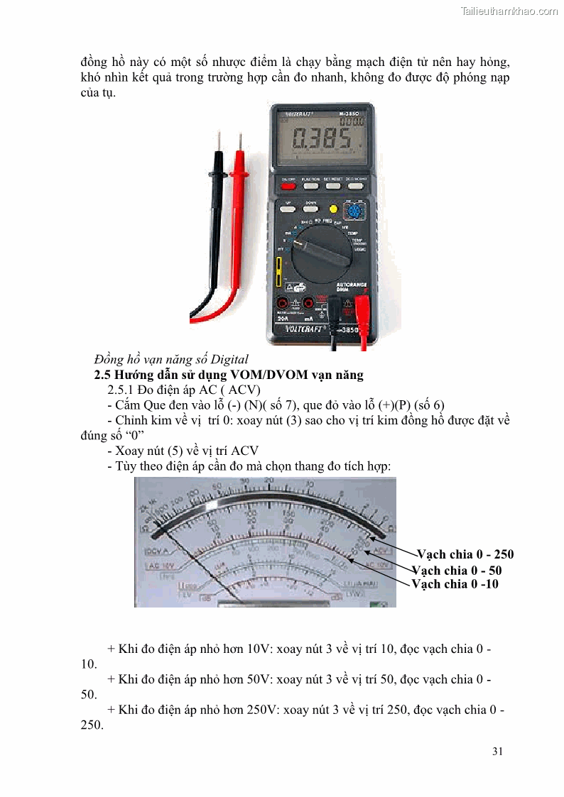 Giáo trình Đo lường điện tử Nghề Điện tử công nghiệp - CĐ-TC - Trường Cao đẳng Nghề Đồng Tháp - 3 Trang 35