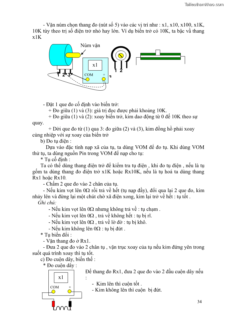 Giáo trình Đo lường điện tử Nghề Điện tử công nghiệp - CĐ-TC - Trường Cao đẳng Nghề Đồng Tháp - 4 Trang 38