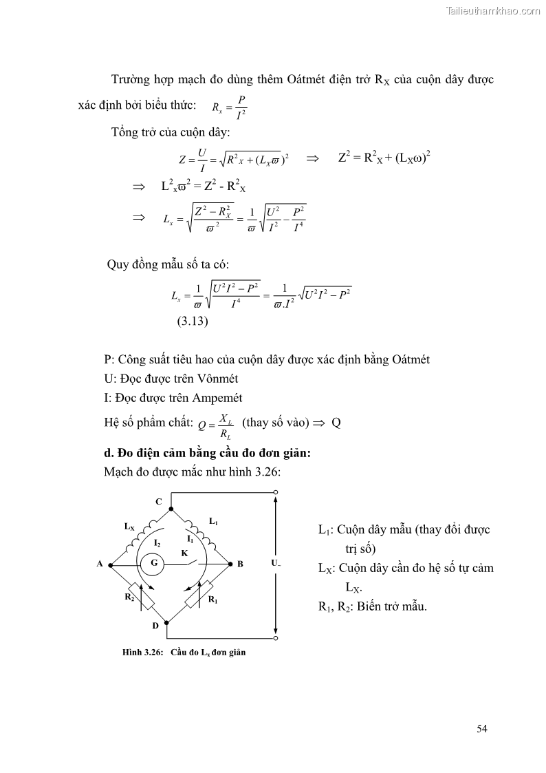 Giáo trình Đo lường điện tử Nghề Điện tử công nghiệp - CĐ-TC - Trường Cao đẳng Nghề Đồng Tháp - 5 Trang 58