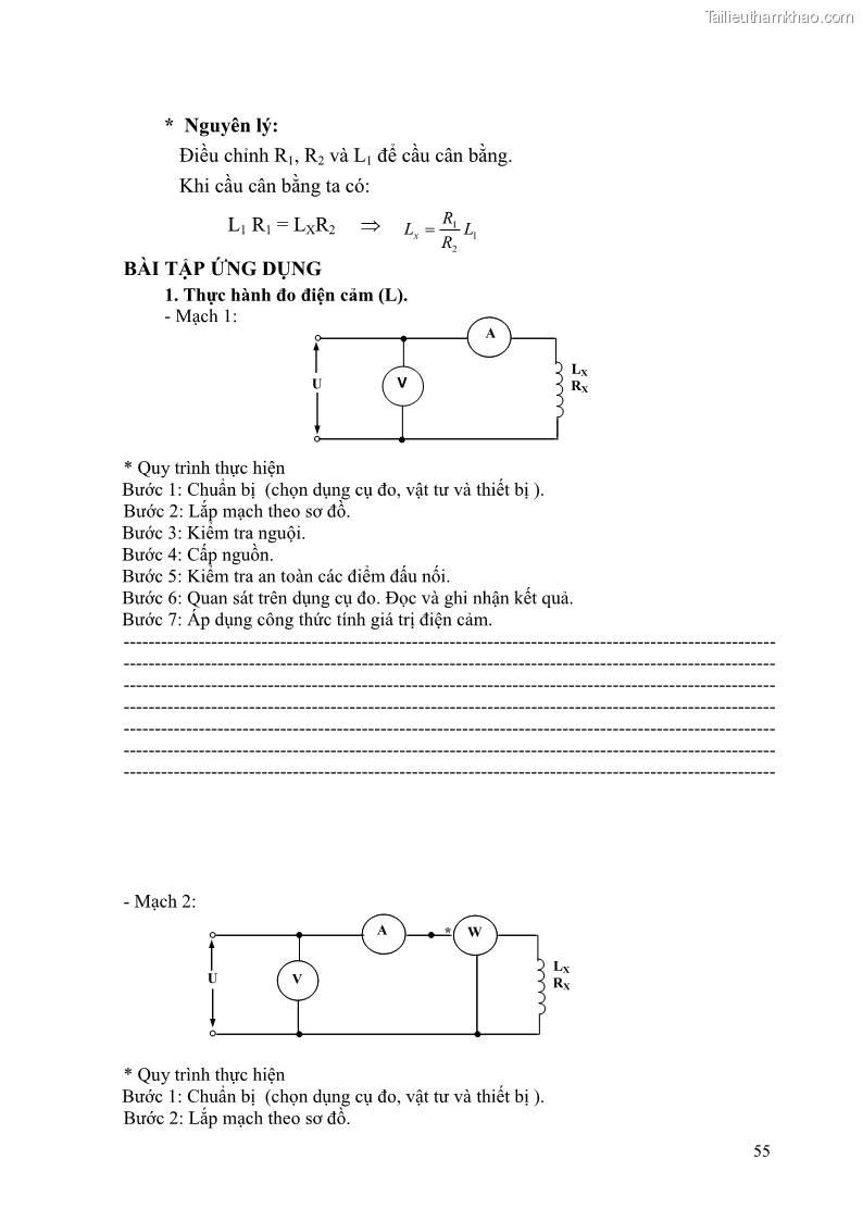Giáo trình Đo lường điện tử Nghề Điện tử công nghiệp - CĐ-TC - Trường Cao đẳng Nghề Đồng Tháp - 5 Trang 59