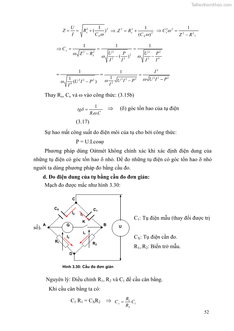 Giáo trình Đo lường điện tử Nghề Điện tử công nghiệp - CĐ-TC - Trường Cao đẳng Nghề Đồng Tháp - 5 Trang 56