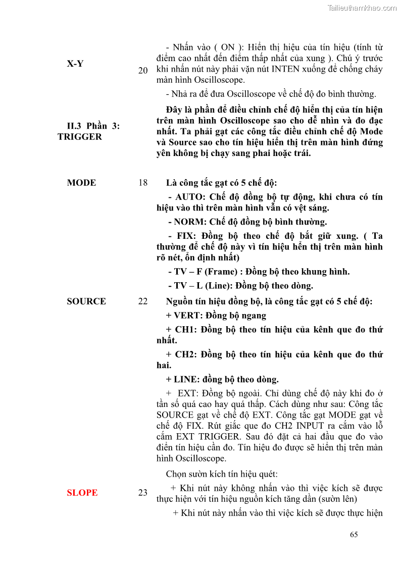 Giáo trình Đo lường điện tử Nghề Điện tử công nghiệp - CĐ-TC - Trường Cao đẳng Nghề Đồng Tháp - 6 Trang 69