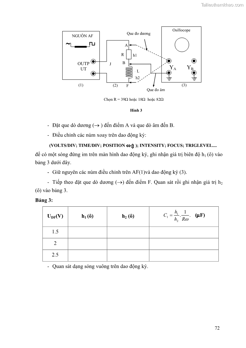 Giáo trình Đo lường điện tử Nghề Điện tử công nghiệp - CĐ-TC - Trường Cao đẳng Nghề Đồng Tháp - 7 Trang 76