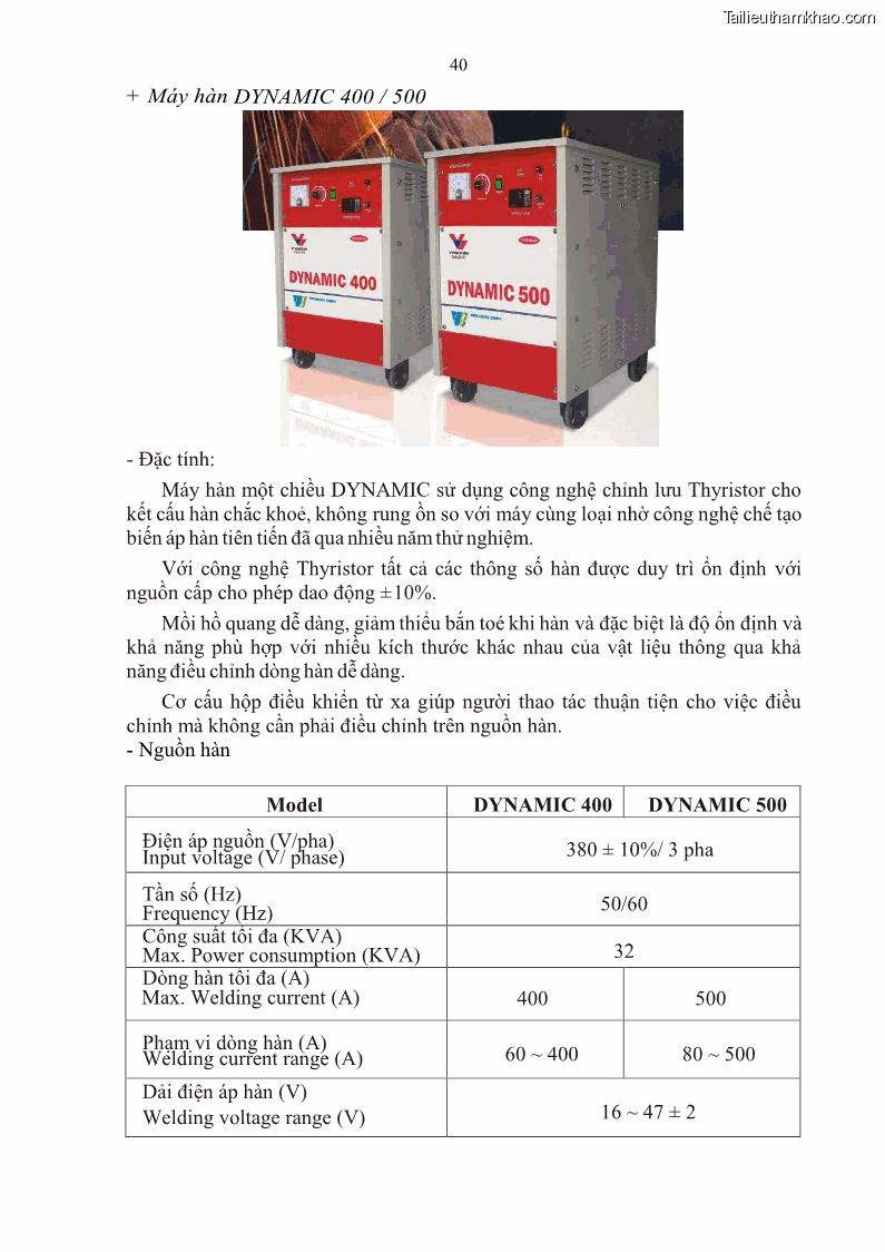 Giáo trình Hàn hồ quang tay cơ bản Nghề Hàn - Trường CĐ Lào Cai - 4 Trang 41