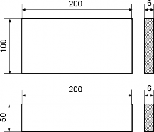 Phôi phẳng thẳng không bị pavia đúng kính thước Góc lắp ghép bằng 90 o Gá 4