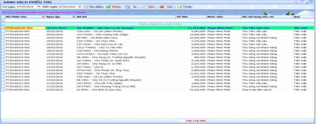 Lục 5 Nghiệp vụ Bán hàng tr n máy Phụ lục 6 Nghiệp vụ Thu tiền tr n máy i t nh 4