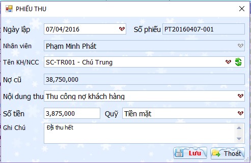 Lục 5 Nghiệp vụ Bán hàng tr n máy Phụ lục 6 Nghiệp vụ Thu tiền tr n máy i t nh 5