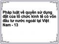 Những Hạn Chế Của Pháp Luật Về Quyền Sử Dụng Đất Của Tổ Chức Kinh Tế Có Vốn Đầu Tư