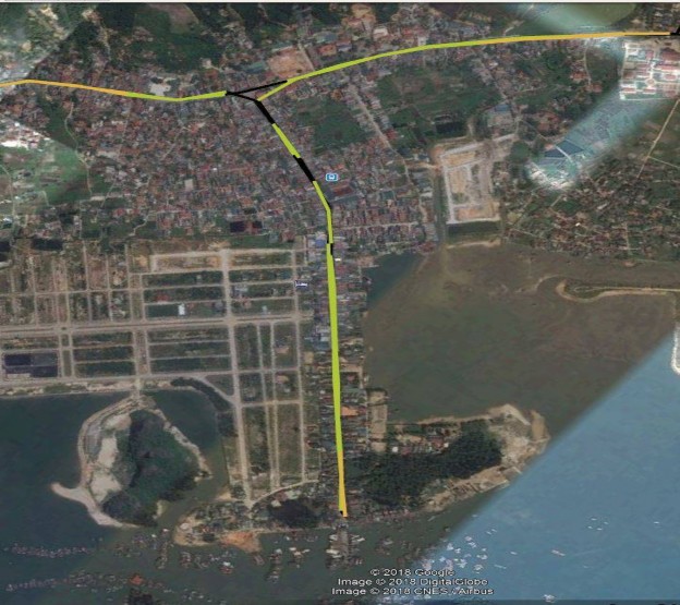 Hình 3 8 Biểu đồ IRI trên tuyến đường xuống Cảng Đoạn tuyến vào đường 5