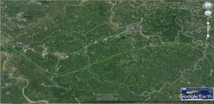 Hình 3 10 Chỉ số IRI cao tốc HN – HP theo chiều Hà Nội đi Hải Phòng Chỉ số 1