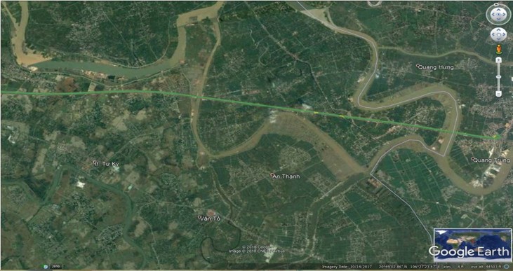 Hình 3 12 Chỉ số IRI một đoạn đường từ Hải Phòng đi Hà Nội Chỉ số IRI 3