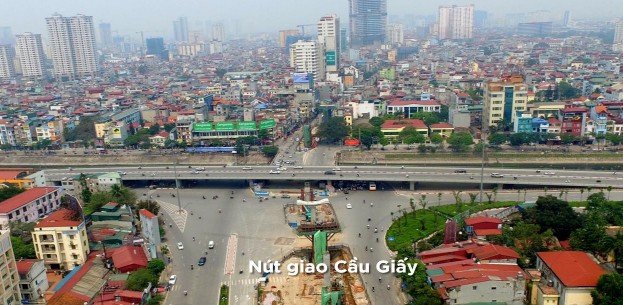 Hình 2 5 Nút giao Cầu Giấy – đường Láng – đường Bưởi Ưu điểm Nút giao 3