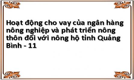 Xử Lý Rủi Ro Đối Với Hoạt Động Cho Vay Đối Với Nông Hộ Tại Ngân Hàng Nông Nghiệp Và