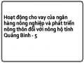 Nhân Tố Thuộc Nội Bộ Các Ngân Hàng Có Ảnh Hưởng Đến Hiệu Quả Hoạt Động Cho Vay Hỗ Trợ Phát Triển Kinh Tế Nông Hộ