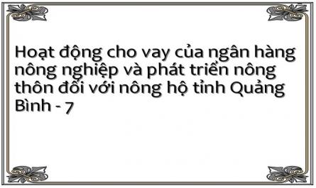 Khái Quát Tình Hình Phát Triển Kinh Tế Nông Hộ Ở Quảng Bình