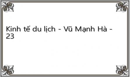 Kinh tế du lịch - Vũ Mạnh Hà - 23