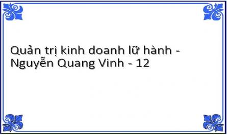 Quản trị kinh doanh lữ hành - Nguyễn Quang Vinh - 12