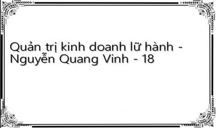 Quản trị kinh doanh lữ hành - Nguyễn Quang Vinh - 18