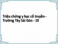 Triệu chứng y học cổ truyền - Trường Tây Sài Gòn - 19