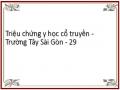 Bệnh Chứng Tạng Tâm – Tiểu Trường – Tâm Bào – Tam Tiêu: