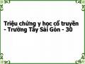 Triệu chứng y học cổ truyền - Trường Tây Sài Gòn - 30