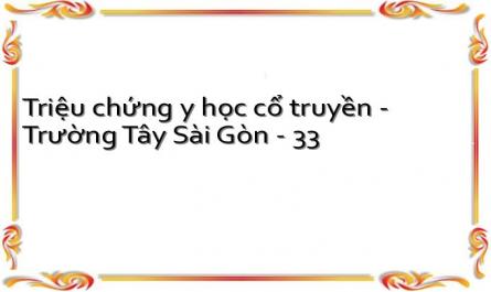 Triệu chứng y học cổ truyền - Trường Tây Sài Gòn - 33