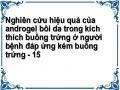 Nghiên cứu hiệu quả của androgel bôi da trong kích thích buồng trứng ở người bệnh đáp ứng kém buồng trứng - 15