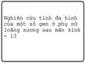 Tương Quan Tuyến Tính Đơn Biến Của Các Đa Hình Gen Với Mật Độ Xương